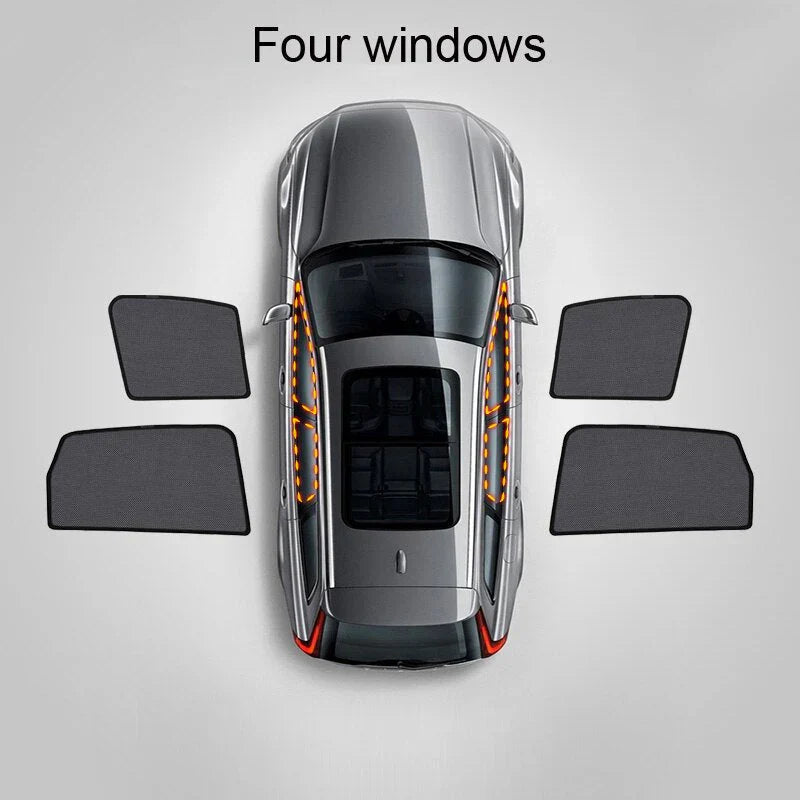 2025 Custom Car Side Magnetic Window Sunshade Curtain