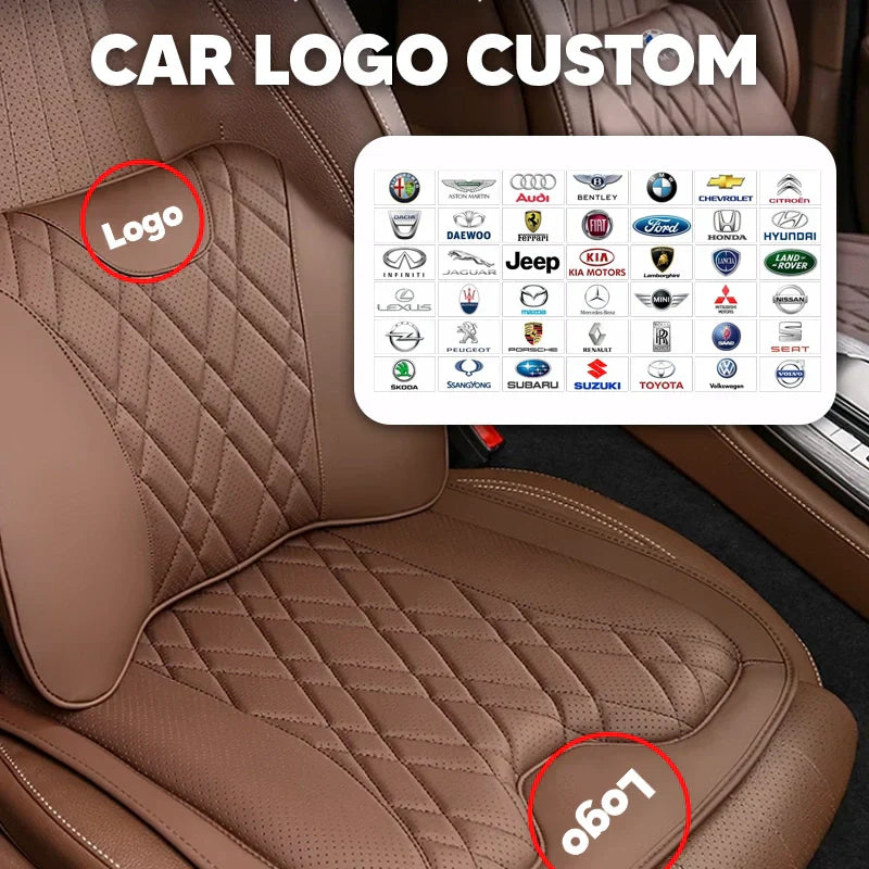 ZenDrive 2025 Customizable Breathable Memory Foam Car Seat Cushion – Ergonomic Support & Non-Slip Design
