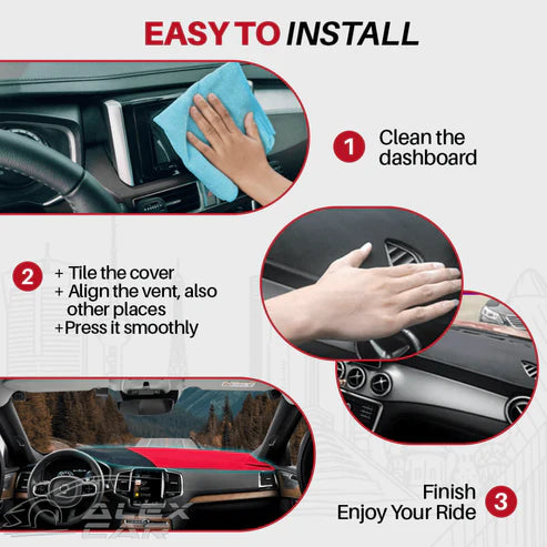 Apex Custom Fit Dashboard Mat Cover For Sedan, Hatchback, MPV, Truck, SUV etc