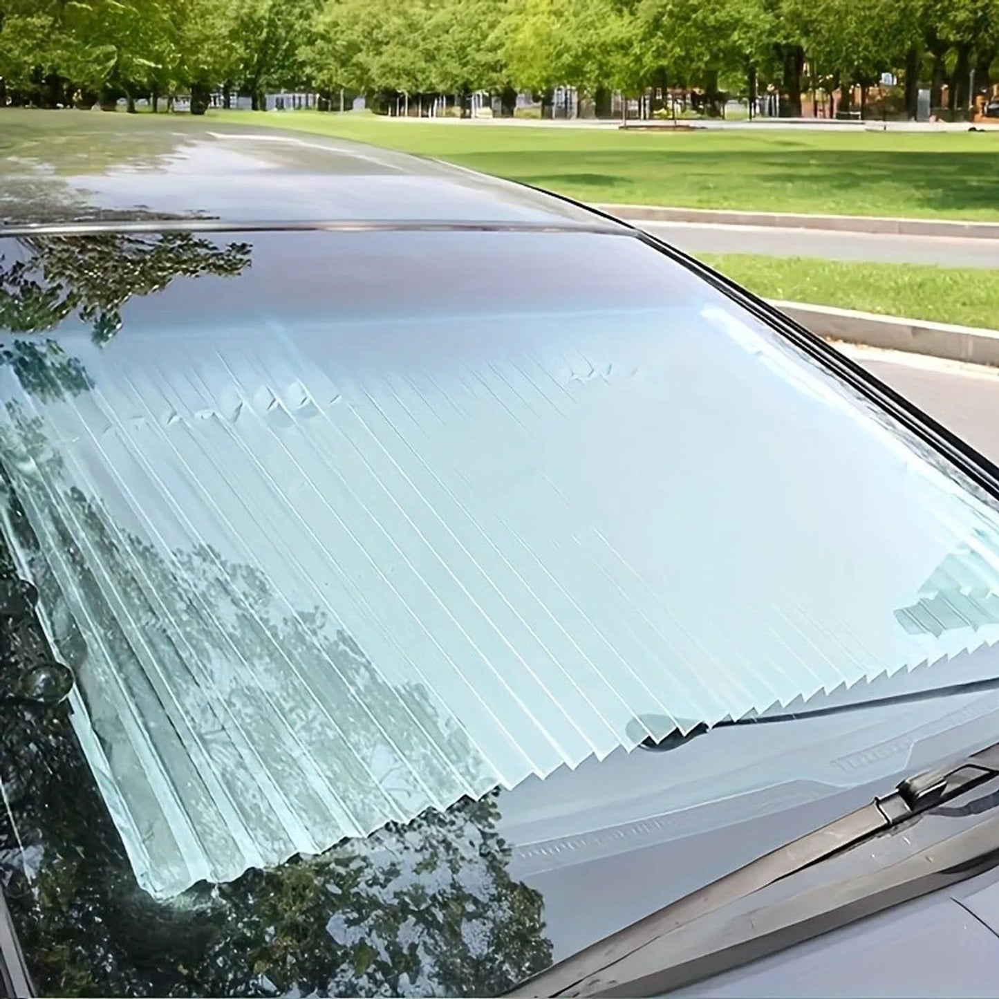 🚗Car Sunshade – Foldable, Adhesive, UV & Heat Insulating🌡️