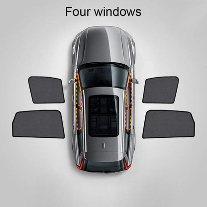 2025 Custom Car Side Magnetic Window Sunshade Curtain