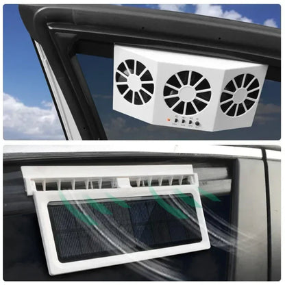 Eco Solar Car Cooler Fan